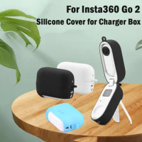 New Soft Silicone Charging Case Protective Cover for Insta360 Go 2 Dust-Proof Anti-Scratch Sleeve Shell Camera Accessories