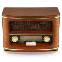 Retro FM AM Radio Built-in Speaker with Home Radio