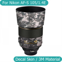 For Nikon AF-S 105mm F1.4E ED Decal Skin Camera Lens Sticker Vinyl Wrap Film Coat For NIKKOR 105 1.4E 1.4 F1.4 F/1.4 E F/1.4E