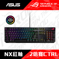 【ASUS 華碩】ROG STRIX SCOPE NX RD 紅軸電競鍵盤