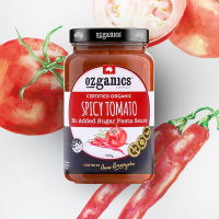 澳洲Ozganics 有機辣味義大利麵醬 500g