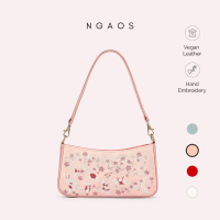 Duyên Bag - NGAOS - Thêu Họa Tiết Truyền Thống - Vegan Leather - Traditional Embroidered Patterns