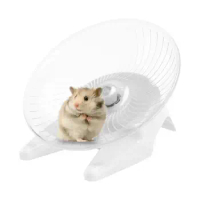Hamster Flying Saucer Stable Hamsters Transparent Saucer Wheel Fashionable Small Animal Supplies For Dwarf Hamster Golden Bear