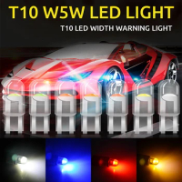 10/20/30PCS led w5w led t10 w5w car interior light 194 501 2 SMD COB LED Instrument Lights bulb Wedge light no error 12V w5w led