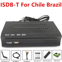 Chile/Brazil/Peru/Philippines ISDB-T Decoder HD TV BOX FTA Digital Terrestrial ISDBT Satellite TV Receiver Tuner Set Top Box