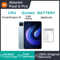 Xiaomi tablet Xiao Mi Pad 6 PRO Tablet Snapdragon 8+ 11 Inch 144Hz 2.8K Display 8600 Gaming TabletmAh 67W Fast Charger Tablet