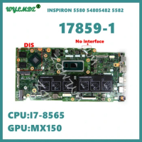 17859-1 With i3 i5 i7-8th 10th Gen CPU UMA / PM Notebook Mainboard For DELL Inspiron 5482 5480 5580 5582 Laptop Motherboard