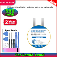 LOSONCOER 680mAh For LEMFO LEM8 LEM 8 Smart Watch Smartwatch