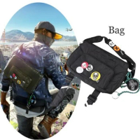 Game Watch Dogs 2 Marcus Holloway Cosplay Bag Adult Unisex Watch Dog Cosplay Costume Accessories Watch Dogs 2 Bags