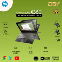 (Pre-Owned) HP CHROMEBOOK LAPTOP | Warranty 18 Month | Flip and Touch | 4GB RAM l SSD 32GB | 2 in 1