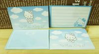 【震撼精品百貨】Hello Kitty 凱蒂貓 KITTY卡片-天使藍 震撼日式精品百貨