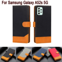 A52s Phone Case For amsung Galaxy A52s 5G Cover Flip Leather Wallet Stand Shell Etui Book On For Samsung A52s SM-A528B Case