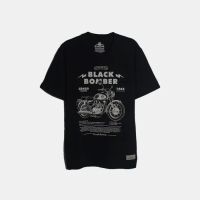 Aktorgaspol T-Shirt HONDA BLACKBOMBER CB450 BLACK