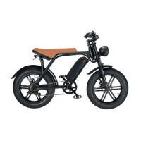 vintage electric bike fattire ebike 250w 750w fatbike v8 electric fattire bike e bike 15ah 48v 20inc