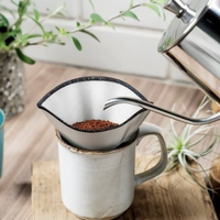 不鏽鋼咖啡濾網 可折疊軟質 可重複使用 咖啡過濾器 下午茶 免濾紙 手沖咖啡濾網 咖啡濾網