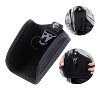Outdoor Black Silent Key Holder Military Molle Pouch Belt Tactical EDC Small Pocket Keychain Holder Case Waist key Pack Bag