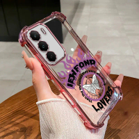 สำหรับ Realme C75/C71/6D เคลือบไฟฟ้า ลายผีเสื้อที่สี่มุม กันคราบ ฝาครอบโทรศัพท์นุ่ม รุ่น CGPZLG