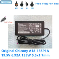 Original Chicony A18-135P1A 135W A135A013P AC Adapter Charger For ACER 19.5V 6.92A DELTA ADP-135NB B Laptop Power Supply Adapter