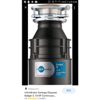 insinkerator badger 5 廚餘機 廚下式鐵胃1/2hp