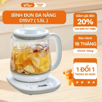 Ấm Đun Nước Đa Năng Bear YSH-D15V7 1.5L, Bảo Hành 18 Tháng, Hàng Chính Hãng
