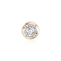 ต่างหูเพชรเม็ดเดี่ยว Style Solite (ขนาด 2.60 mm)9K สี Rose Gold  991E1479-SG (จำหน่ายเป็นชิ้น**)
