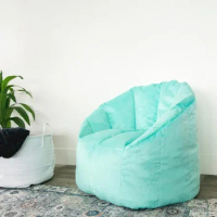 Adult and children's bean bag sofa, filled sofa, bean bag chair seat, soft cushion seat,made of mint plush, soft polyester fiber