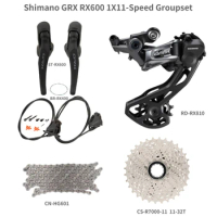 shimano GRX RX600 1X11 Speed Groupset Road Bike DISC Brake Groupset Shifter+Brake+Cassette+Rear Derailleur+Chain
