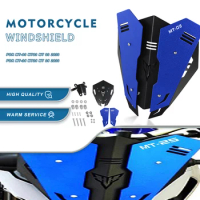 For YAMAHA MT-03 MT-25 2020 Motorcycle Accessories Windshield Windscreen Aluminum Kit Deflector MT03 MT 03 MT25 MT 25