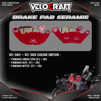 Velocraft Kampas Rem Ceramic VC-362 & VC-365 untuk Yamaha XMAX250 X MAX 250 YZFR25 YZF R25 R 25 MT25