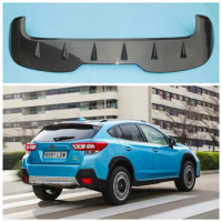 For Subaru XV 2018 2019 2020 2021 2022 High Quality FPR &amp;Carbon Fiber Rear Trunk Lip Roof Spoiler Splitters
