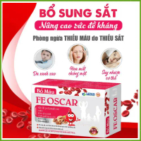 FE OSCAR, viên uống bổ máu, bổ sung sắt, acid folic, vitamin B12 (Hộp 100 viên)