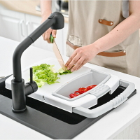多功能折疊菜板洗菜盆家用切水果蔬菜砧板廚房塑料水池水槽切菜板