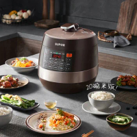 6 Liter Electric Pressure Cooker Double Gallbladder Pressure Pot Intelligent Multifunctional Rice Cooker Instant Pot Multicooker