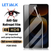 3D Curved Anti-spy Hydrogel Film For Vivo iQOO 12 11 9 8 Pro Privacy Screen Protectors For Vivo V30 V29 V27 V25 Pro Not Glass