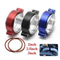 Aluminium Exhaust System V-band Clamp Assembly Anodized Clamp For 2"/2.5"/3" OD Turbo Intake Intercooler Pipe