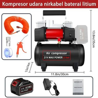 SKY - Convenyy Kompresor Angin Listrik Bebas Oli 40L/ Min Mesin Air Compressor Portabel Mini Cordles