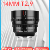 7artisans 14mm T2.9 ASPH ED5 Large Aperture Manual Spectrum Cine Lens For Sony E ZVE10 Nikon Z Leica TL SIGMA Canon RF R5