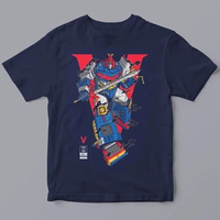 Kaos Anime Voltus-V | Katun Combed Premium Distro Unisex L/XL