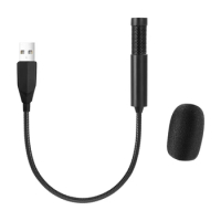 USB Computer Microphone Portable Mini Microphone Wired Capacitance Microphone Karaoke Microphone For Laptop Pc Easy To Use