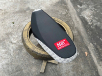 Yên Xe Điện Cap A Mẫu Noi Đỏ Phối Họa Tiết - Xe Điện Pega Cap A Hk Bike, Nijia,Pega Cap A