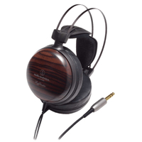 【福利機】鐵三角 ATH-W5000 黑檀木機殼 小羊皮耳墊 封閉式 耳罩式耳機 | 金曲音響