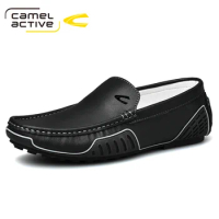 Camel Active 2021 Spring/Autumn New Brand Luxury Genuine Leather Men Casual Shoes Leather Men's Banquet Party Formal Loafers