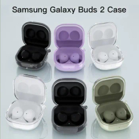 Clear Protective Case for Samsung Galaxy Buds 2 Live Glitter Silicone Earphone Case for Galaxy Buds Live/Buds 2 Pro Case Cover