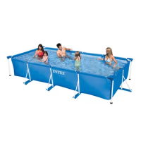 Intex 28272 300cm Rectangular Metal Frame Swimming Pool