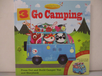 【書寶二手書T1／少年童書_D5N】3 Go Camping: Press Out and Build Camper Van and Storybook_Graham, Oakley/ Green, Olive May (ILT)