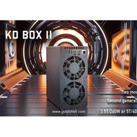 New Goldshell KD Box II KDA Miner 5T/400W or 3.5T/260W Mining Kadena Algorithm ASIC Miner Good For Home Mining Than KD Box Pro