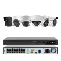 Hitosino OEM Hickvision 2mp 4mp 5mp poe nvr kit hik home security video surveillances system hilook ip camera cctv set