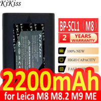 2200mAh KiKiss Powerful Battery BPSCL1 (M8) for Leica M8 M8.2 M9 M9-P MM ME M-E Camera BP-SCL1 14464