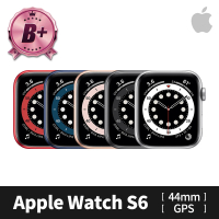 Apple B+ 級福利品 Apple Watch S6 GPS 44mm 鋁金屬錶殼(副廠配件/錶帶顏色隨機)