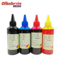 100ML Universa Refill Dye ink kit Comaptibel for HP2655 2620 3720 7612 7512 8600 8610 8620 4518 1018 2130 2621 Inkjet Printer